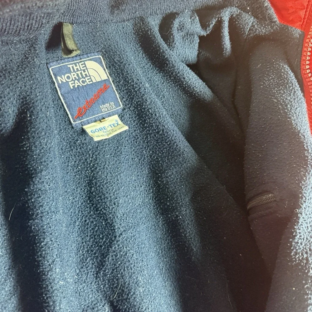 Vintage The North Face Extreme Gore-Tex Jacket Mens L Ski Snowboard Hooded Flaws